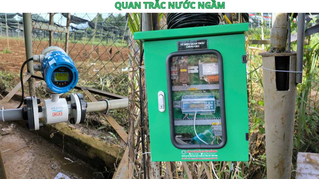 HÌNH THỰC TẾ LẮP ĐẶT QUAN TRẮC GIẾNG KHOAN